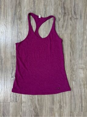 Under Armour Women's Racerback Tank Top in Magenta